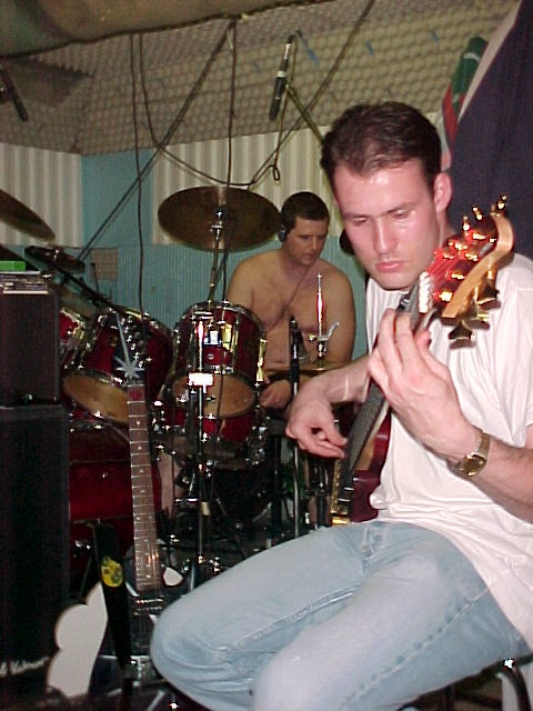 Arnaud et Alain en pleine concentration